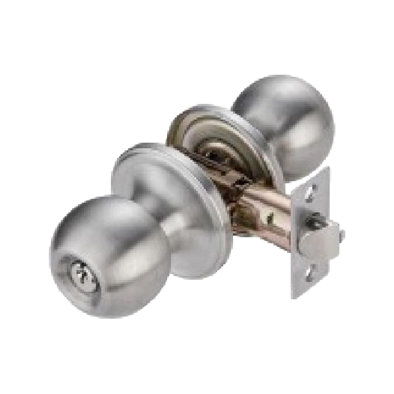 Cerradura de puerta de entrada tubular de bola integral de acero inoxidable 304