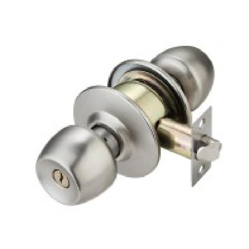 Cerradura de perilla cilíndrica de bronce rojo — CA