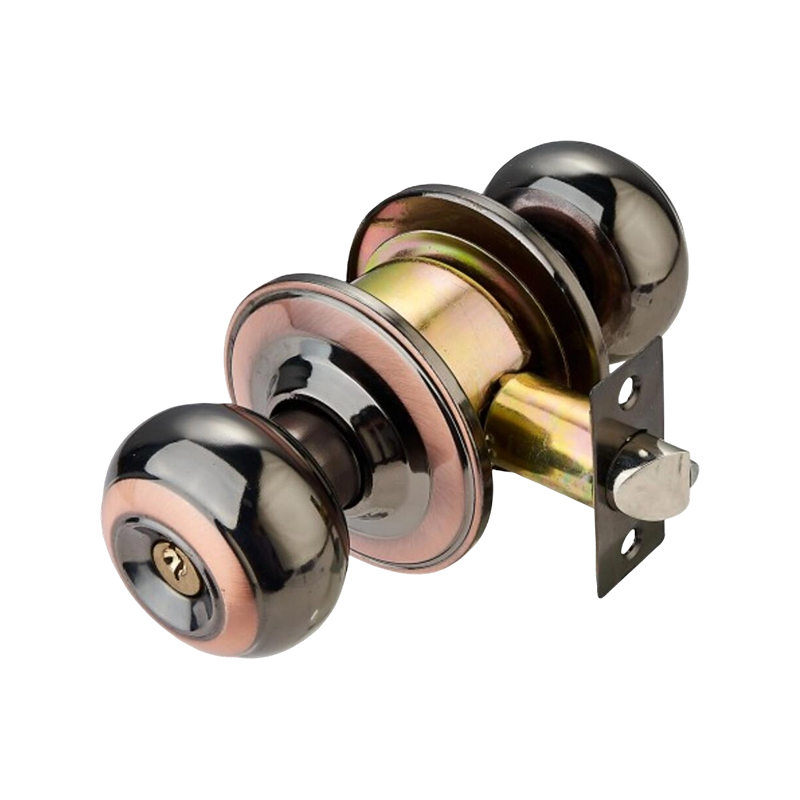 Cerradura de perilla cilíndrica Gunmetal Black & Red Bronze — AC/BN-5793