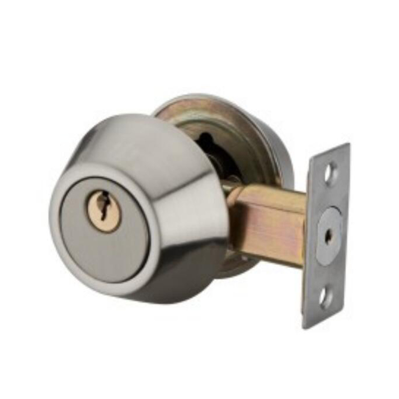 Cromo brillante - Conjunto de cerradura de cerrojo de doble apertura CP