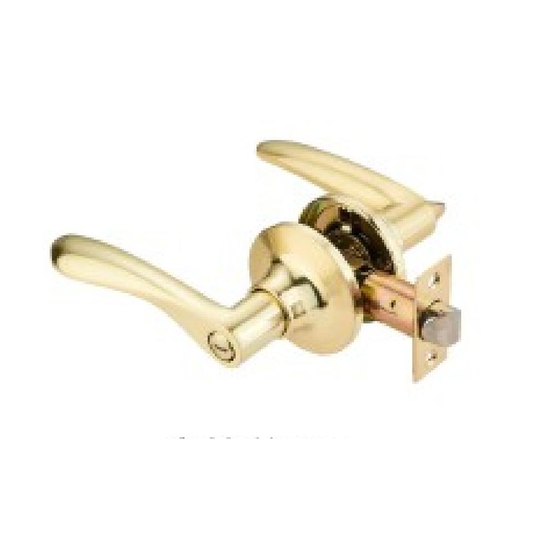 Cerradura de puerta con palanca tubular de aluminio de níquel cepillado — SN