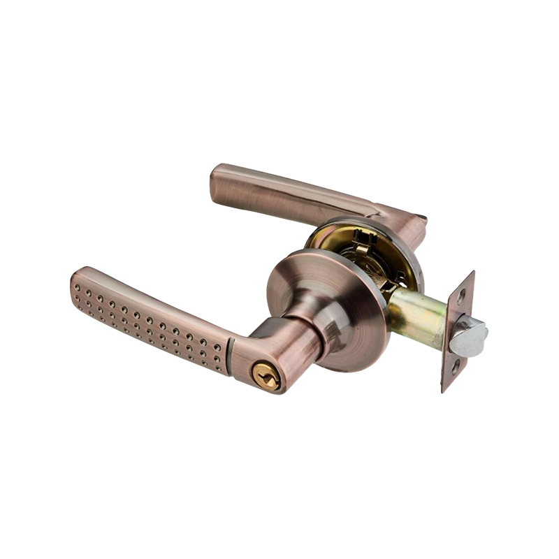 Cerradura de puerta con palanca tubular SN-6026 de níquel cepillado —