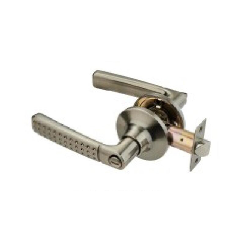 Cerradura de puerta con palanca tubular SN-6026 de níquel cepillado —