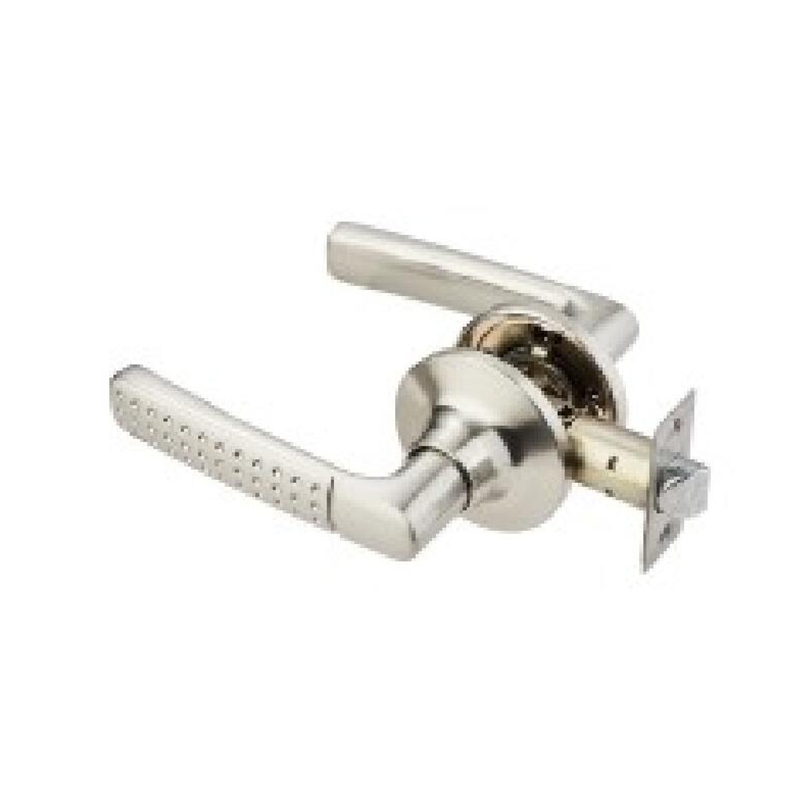 Cerradura de puerta con palanca tubular SN-6026 de níquel cepillado —