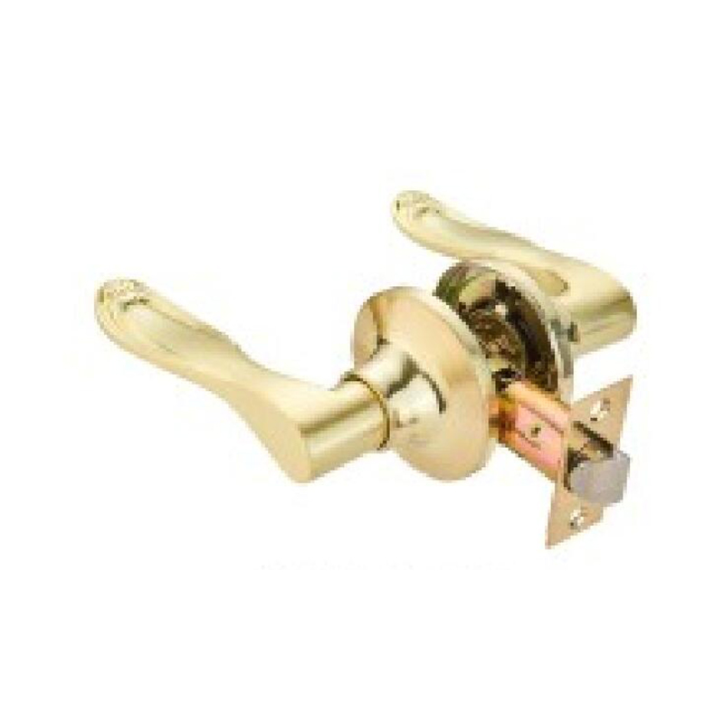 Cerradura de puerta con palanca tubular AB-6030 de bronce antiguo