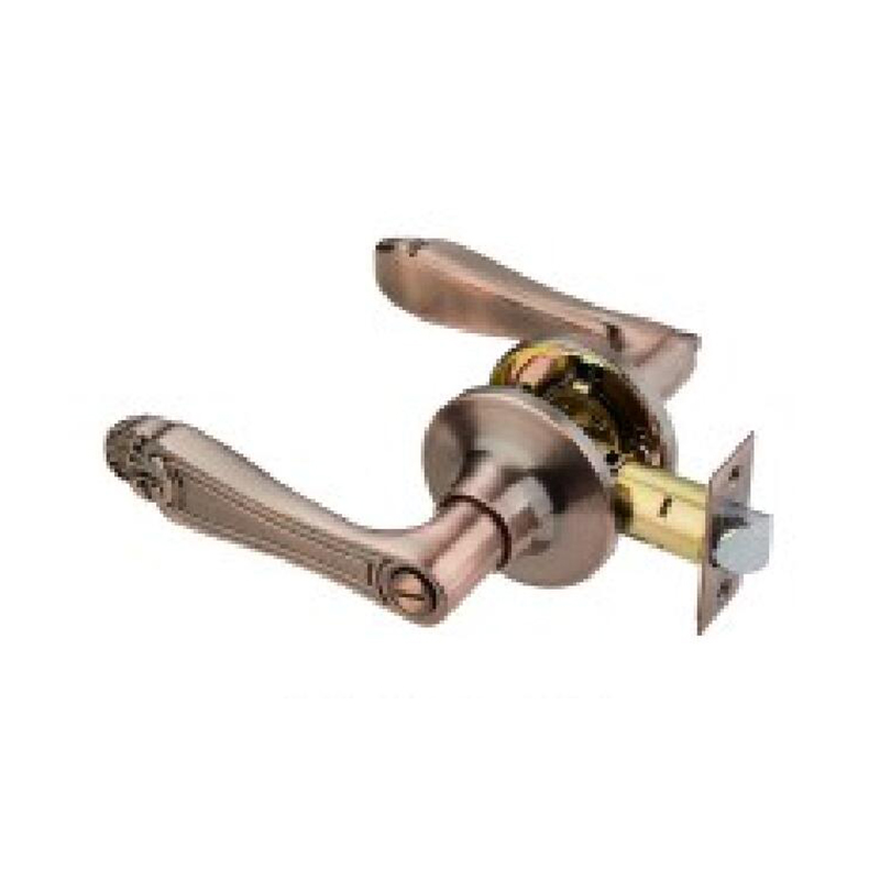 Cerradura de puerta con palanca tubular GP-6037 en oro de imitación