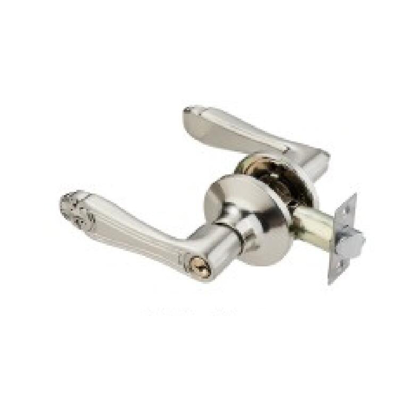 Cerradura de puerta con palanca tubular GP-6037 en oro de imitación