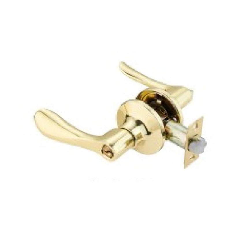 Cerradura de puerta con palanca tubular AB-200-4 de bronce antiguo