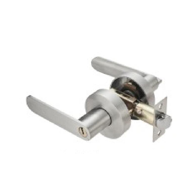 Cerradura de puerta con palanca tubular BL-E en color negro mate